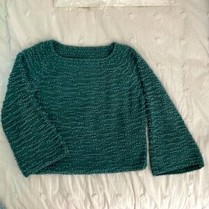 Billabong Blue Green Relaxed Fit Sweater